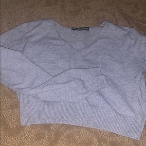 grey long sleeve from brandy Melville